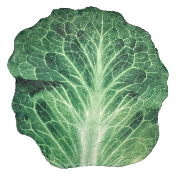 Super Soft Novelty Throw Blanket 59" Fleece Novelty Food Wrap (Lettuce)
