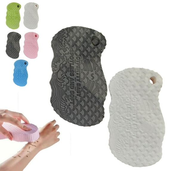 Super Soft Pain-Free Exfoliating Bath Sponge - Hypoallergenic Gentle Dead Skin Remover, Quick-Lathering Rich Foam, Durable Long-Lasting & Easy-to-Rinse Bath Essential, 2.75*5.31in, Pink