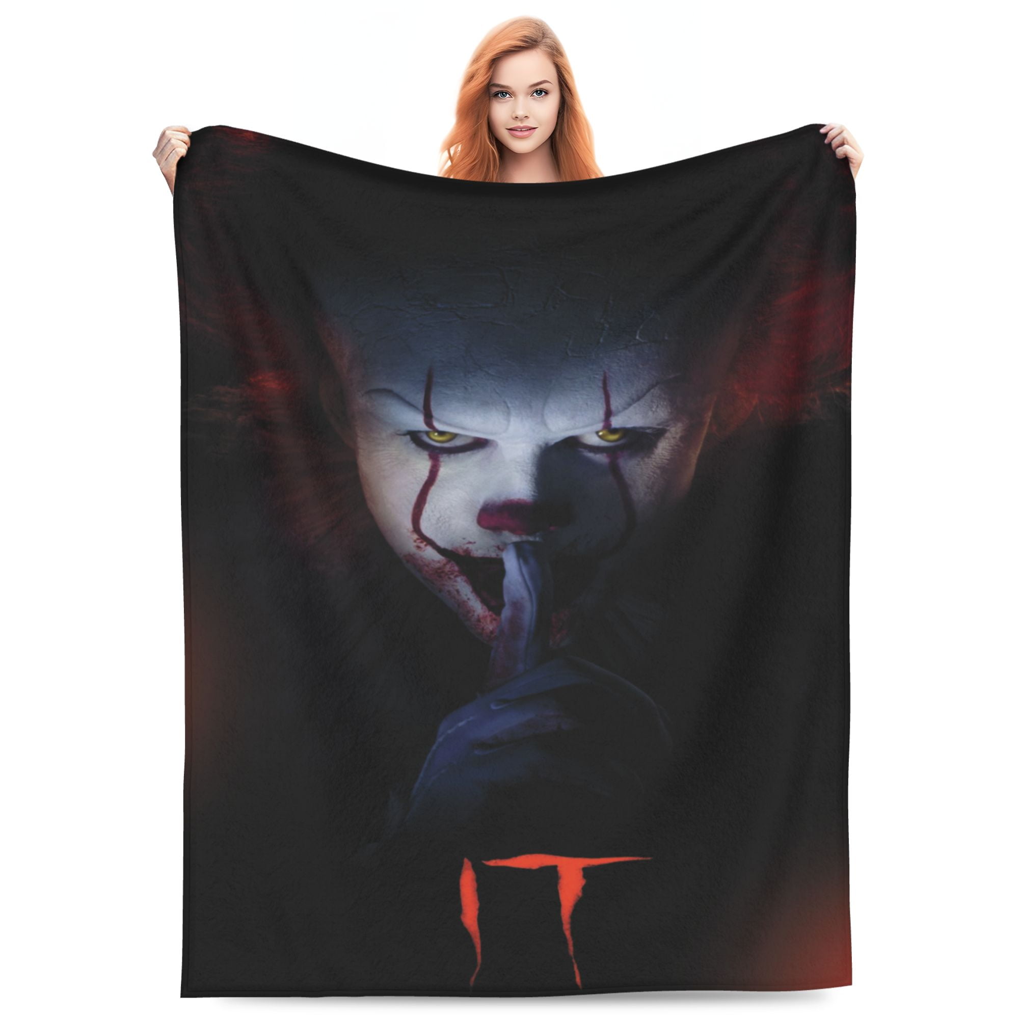 Super Soft Pennywise Bed Blankets Lightweight Flannel Throws Blankets