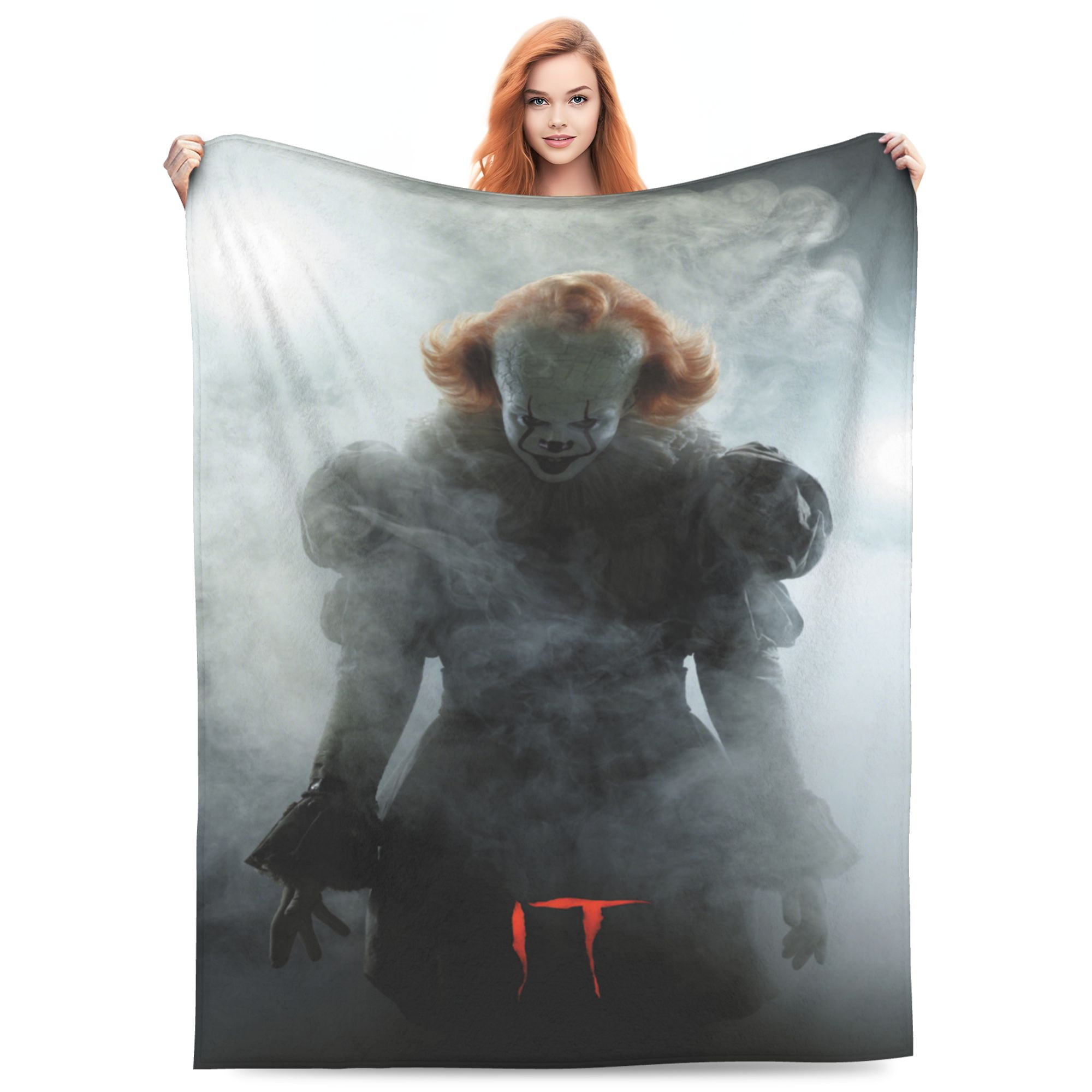 Super Soft Pennywise Bed Blankets Lightweight Flannel Throws Blankets