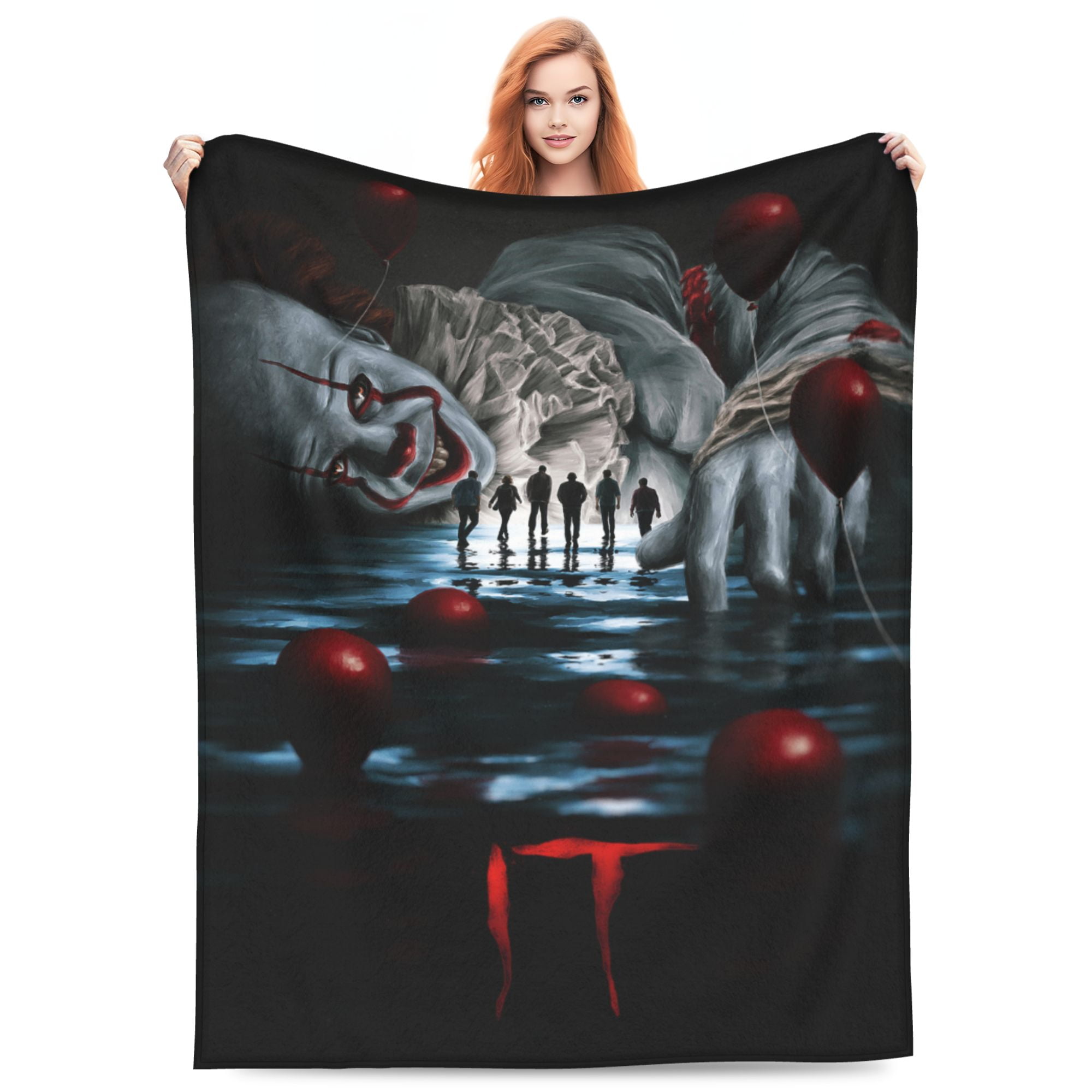 Super Soft Pennywise Bed Blankets Lightweight Flannel Throws Blankets