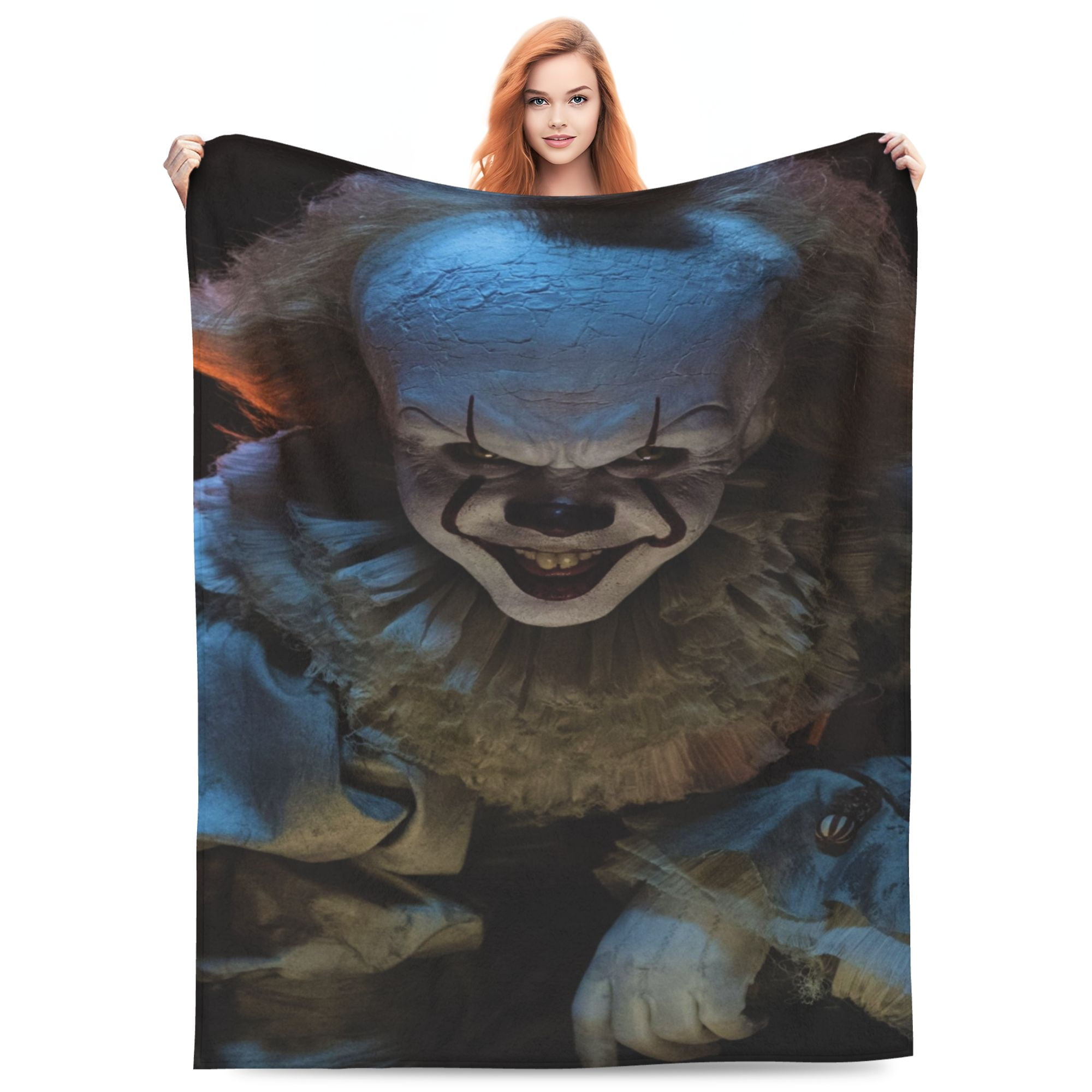 Super Soft Pennywise Bed Blankets Lightweight Flannel Throws Blankets