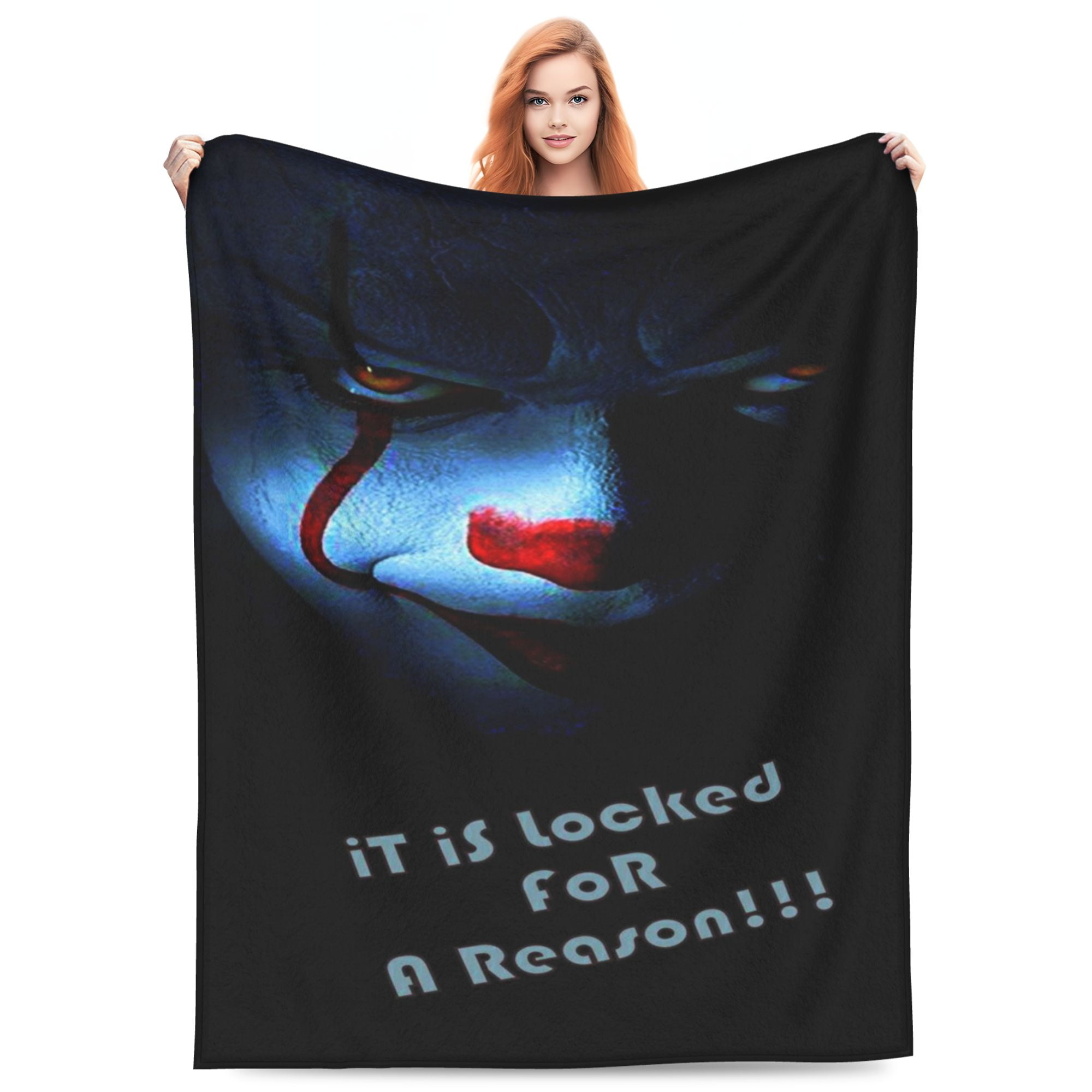Super Soft Pennywise Bed Blankets Lightweight Flannel Throws Blankets