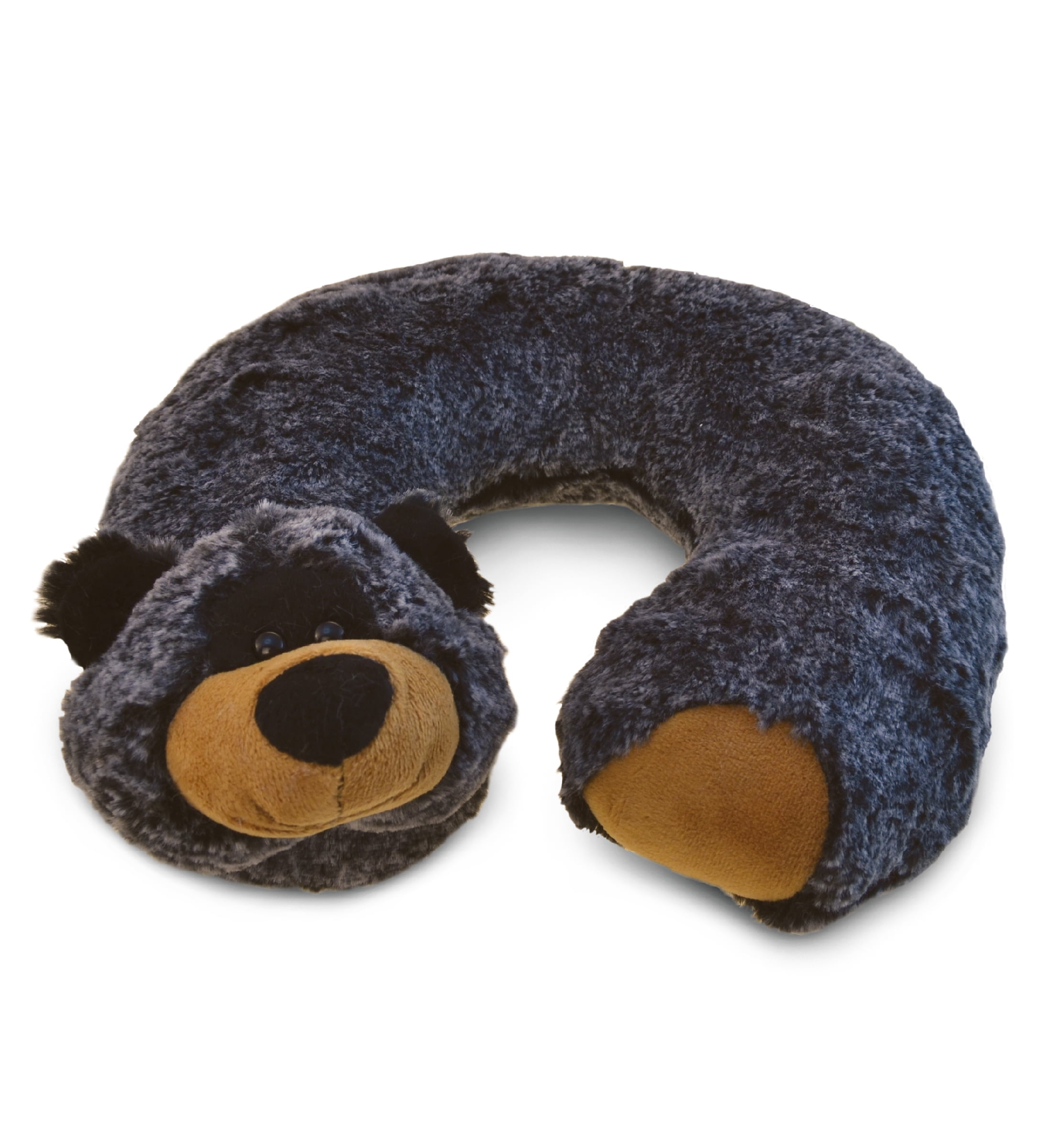 SuperSoft Plush Neck Pillow Black Bear