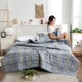 thumbnail image 1 of Super Soft Quilt for Winter, Warm Thermal Insulation Blanket, Machine Washable, Breathable and Lightweight Fabric, Ideal for Bed, Sofa, or Travel Comfort, 1 of 7
