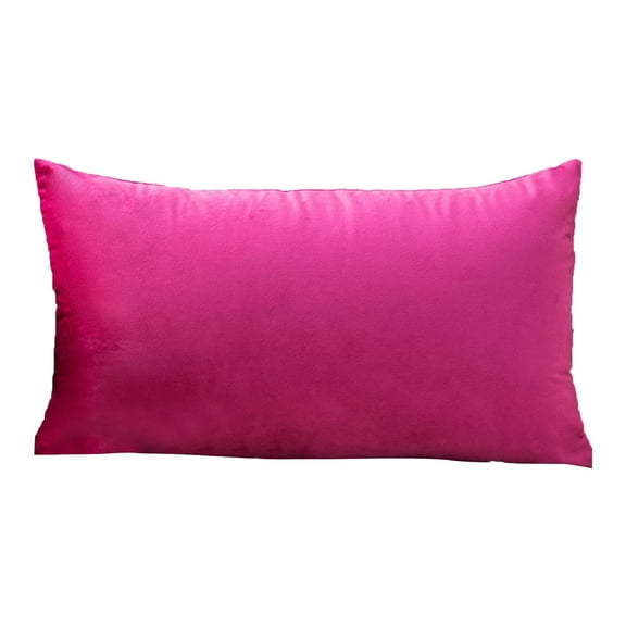 Super Soft Rectangular Velvet Pillowcase Solid Color Lumbar Pillow Pillowcase Home Textile Necessities G(Clearance)