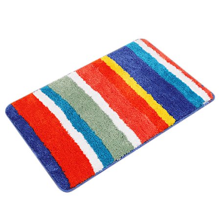 Super Soft Shaggy Bathroom Rugs, Absorbent Thick Non Slip Microfiber Bath Rugs, Quick Dry Machine Washable Bath Mat for Bathroom Floor A2