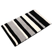 Super Soft Shaggy Bathroom Rugs, Absorbent Thick Non Slip Microfiber Bath Rugs, Quick Dry Machine Washable Bath Mat for Bathroom Floor A2