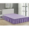 thumbnail image 1 of Super Soft Solid Brushed Microfiber 14" Gathered Bed Skirt/ Dust Ruffle, 1 of 6