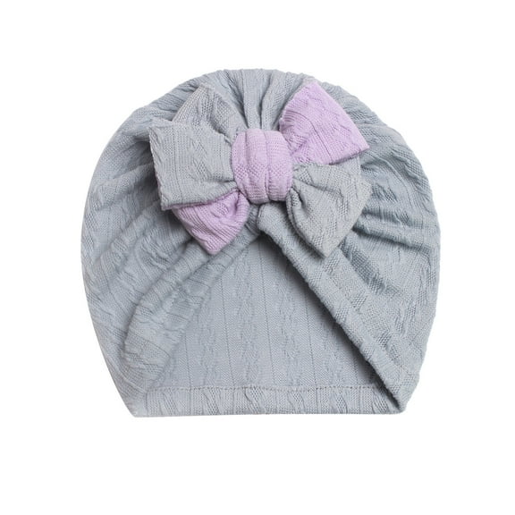 Super Soft Stretchy Girl Turban Hats with Bow Knot Beanies Hats Caps Bonnets Beanies Headwraps for Girls Boys 0-3 Years under $10