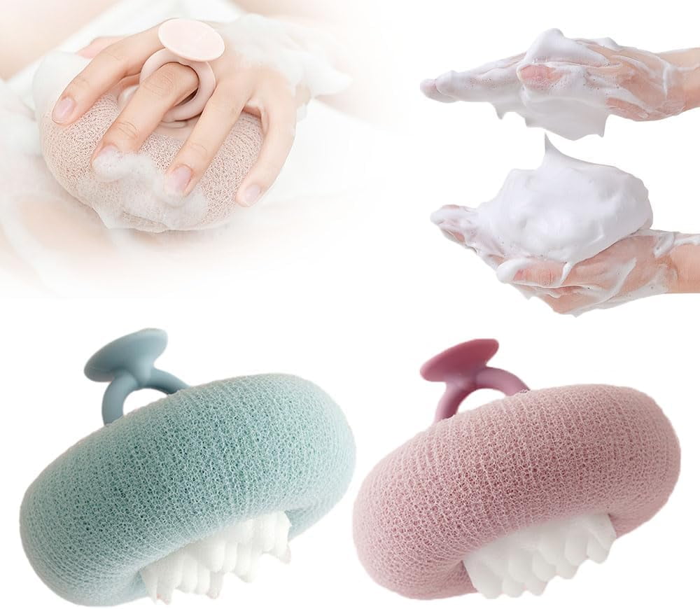 Super Soft Sunflower Suction Cup Bath Ball, 2024 New Upgrade Sunflower