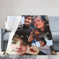 thumbnail image 1 of Super Soft Throw Blanket Josh Music Hutcherson Throw Blanket Fuzzy Blankets Bed Couch Decor for Men Women Adult Nap Bedroom Office Sofa Living Room Bedroom 40x50 in, 1 of 1