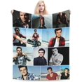 thumbnail image 1 of Super Soft Throw Blanket Josh Music Hutcherson Throw Blanket Fuzzy Blankets Bed Couch Decor for Men Women Adult Nap Bedroom Office Sofa Living Room Bedroom 80x60 in, 1 of 6