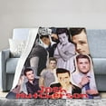 thumbnail image 1 of Super Soft Throw Blanket Josh Music Hutcherson Throw Blanket Fuzzy Blankets Bed Couch Decor for Men Women Adult Nap Bedroom Office Sofa Living Room Bedroom 40x50 in, 1 of 1