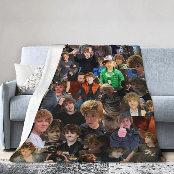 Super Soft Throw Blanket Walker Actor Scobell Throw Blanket Fuzzy Blankets Bed Couch Decor for Men Women Adult Nap Bedroom Office Sofa Living Room Bedroom 30x40 in