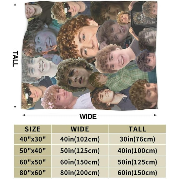 Super Soft Throw Blanket Walker Actor Scobell Throw Blanket Fuzzy Blankets Bed Couch Decor for Men Women Adult Nap Bedroom Office Sofa Living Room Bedroom 30x40 in