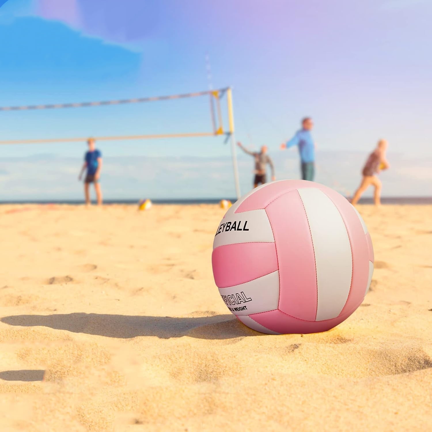 Super Soft Volleyball for Outdoor Indoor Pool Gym Training Premium Equipment Durability Stability Sports Ball