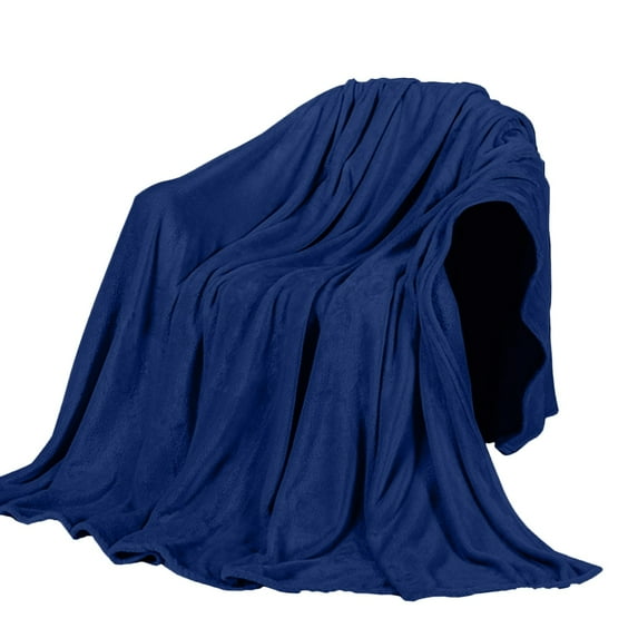 Super Soft Warm Flannel Fleece Throw Blanket – 50x70cm Anti-Static Solid Blanket | For Sofa Bedding Rug Cold Night Daily Use