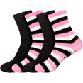 thumbnail image 1 of Super Soft Warm Microfiber Cozy Fuzzy Comfy Home Socks - Assortment A2 - 4 Pair Value Pack, 1 of 8
