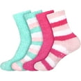 thumbnail image 1 of Super Soft Warm Microfiber Cozy Fuzzy Comfy Home Socks - Assortment S - 4 Pair Value Pack, 1 of 7