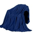 thumbnail image 1 of Super Soft Warm Solid Warm Fleece Blanket Throw Rug Sofa Bedding 50x70cm, 1 of 2