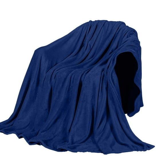 Super Soft Warm Solid Warm Fleece Blanket Throw Rug Sofa Bedding 50x70cm