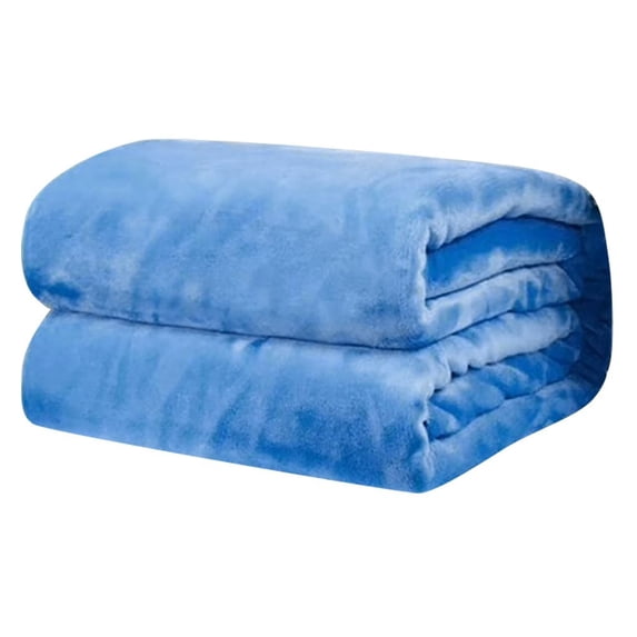 Super Soft Warm Solid Warm Fleece Blanket Throw Rug Sofa Bedding