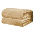 thumbnail image 1 of Super Soft Warm Solid Warm Fleece Blanket Throw Rug Sofa Bedding, 1 of 4