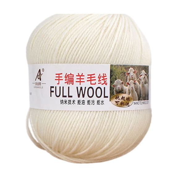 Super Soft Wool Knitting Yarn,Medium Thick Mercerized Thread,DIY Craft Material for Sweater Coat Scarf Handmade Weaving
