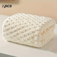 thumbnail image 1 of Super Soft Woven Microfiber Bath Towels - 2 Pack/Beige, Ultra Absorbent & Quick Dry, 1 of 10