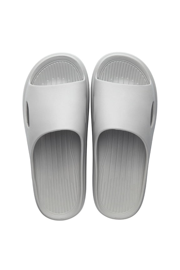 Super Soft and Comfortable Home Slippers Anti-Slip Thick Soled Indoor Outdoor Solid Couples Sandals.