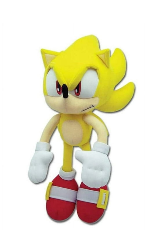 Super Sonic Sonic the hedgehog Plush Toys, Hedgehog 3 Movie Plushies Toys for Kids Christmas Birthdays and Gifts for Fans, 12"