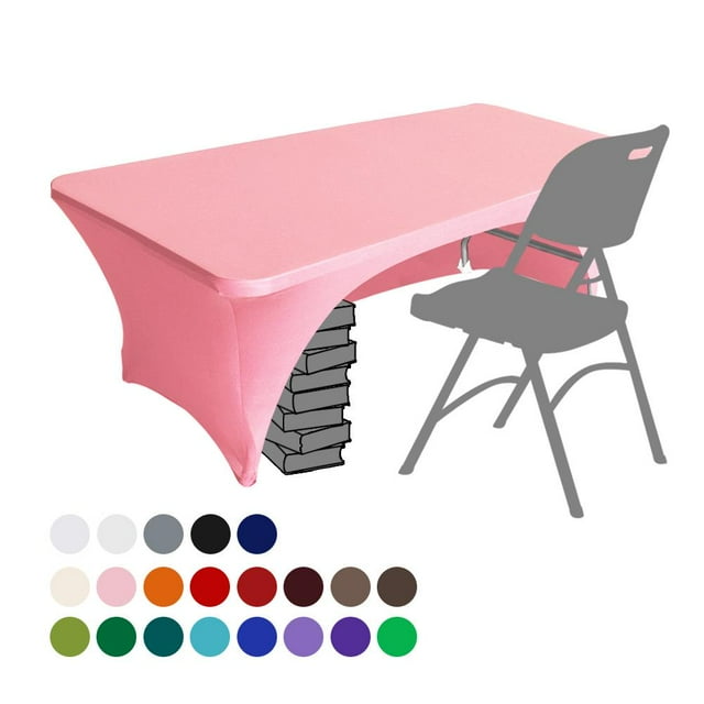 Super Spandex Table Cover Polyester Tablecloth Stretch Table Toppers