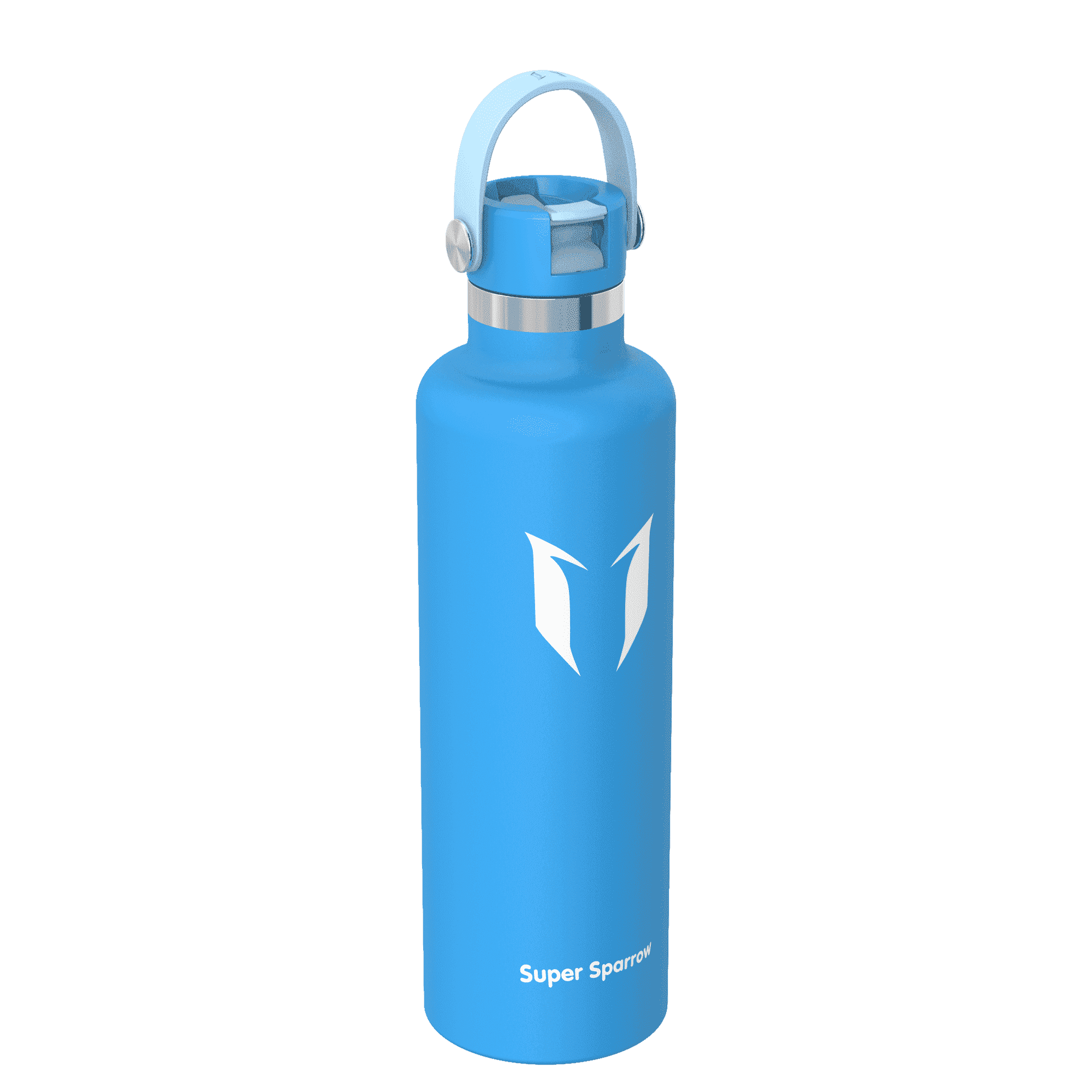 Super Sparrow 500ml Insulated Stainless Steel Water Bottle With Straw - Lightweight & Leakproof