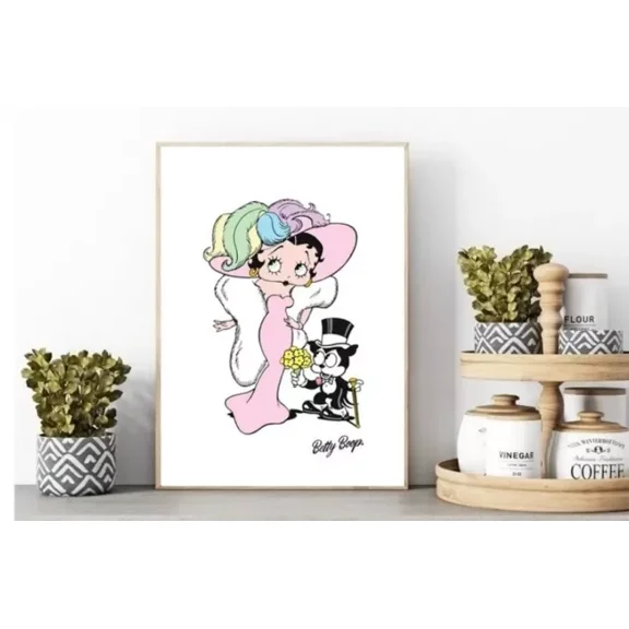Super Special Offer!!! Betty Boop Posters #2 NO FRAMED POSTER, Home Decor, Vintage Art Print, Haging Poster, Cute Birthday Gift, Wall Art