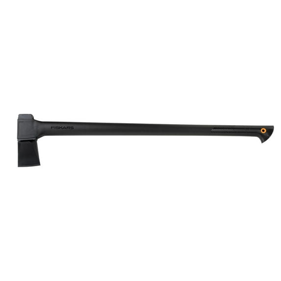 Fiskars Single Bit Super Splitting Axe with 36" Duraframe Handle and Sheath, Black