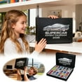 thumbnail image 1 of Super Sports Countdown Advent Calendar 24 Days Mystery Surprise Collectible Vehicle Hidden Mini Cars For Kids Adults Party, 1 of 7