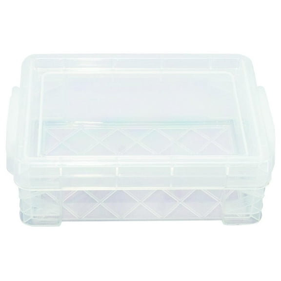 Super Stacker Crayon Box, 3.5 x 4.75 x 1.5 Inches, Clear, Case of 18 (40311CT)