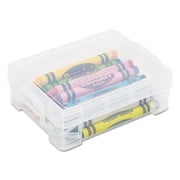 Super Stacker Crayon Box, Plastic, 4.75 x 3.5 x 1.6, Clear | Bundle of 2 Each