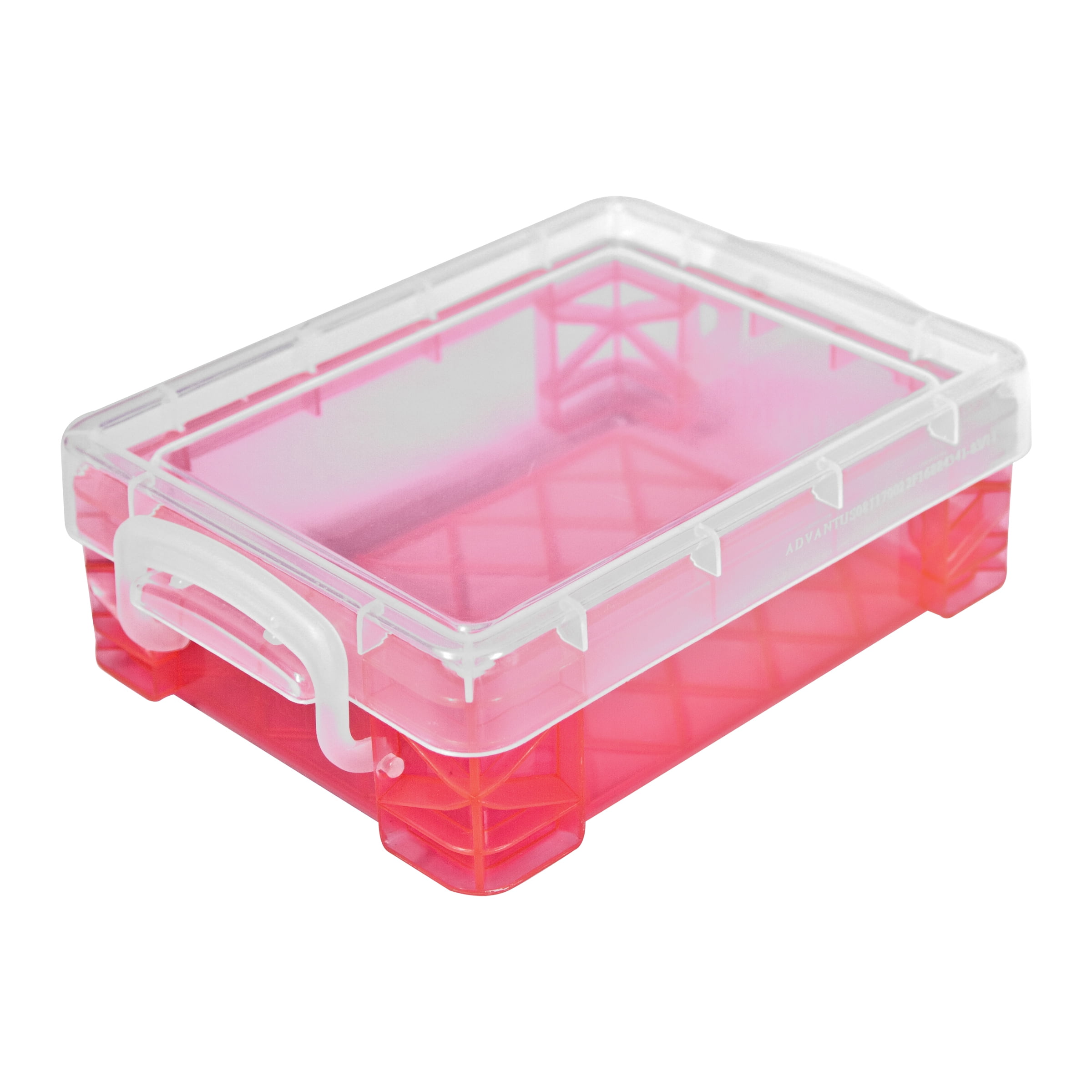 Advantus 40311 4 3/4 x 3 1/2 x 1 5/8 Clear Plastic Super Stacker Crayon  Box