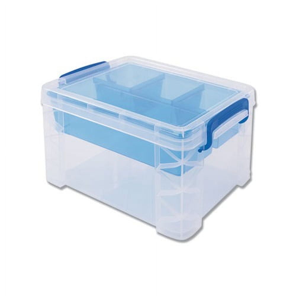 Plastic Cake Box Tub With Clip Handle Storage Containers Clear
