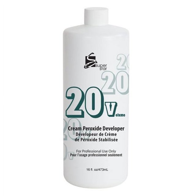 Super Star 20 Volumes Hair Cream Peroxide Developer, 16 Oz, 3 Pack