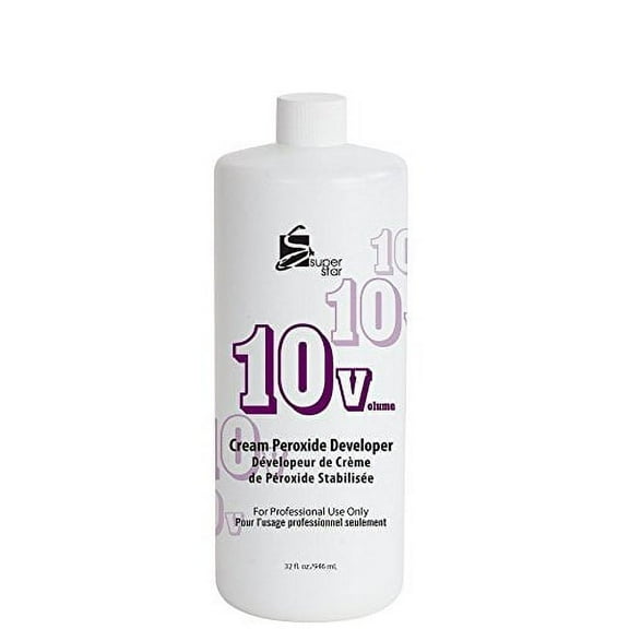 Super Star Cream Peroxide Developer 10 Volume, 32 Oz