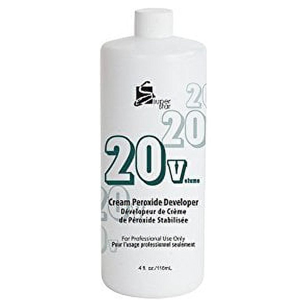 Super Star Cream Peroxide Developer with 20 Volume, 4 oz, 2 Pack