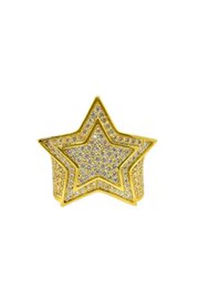 Super Star Gold CZ Bling Bling Ring (12)