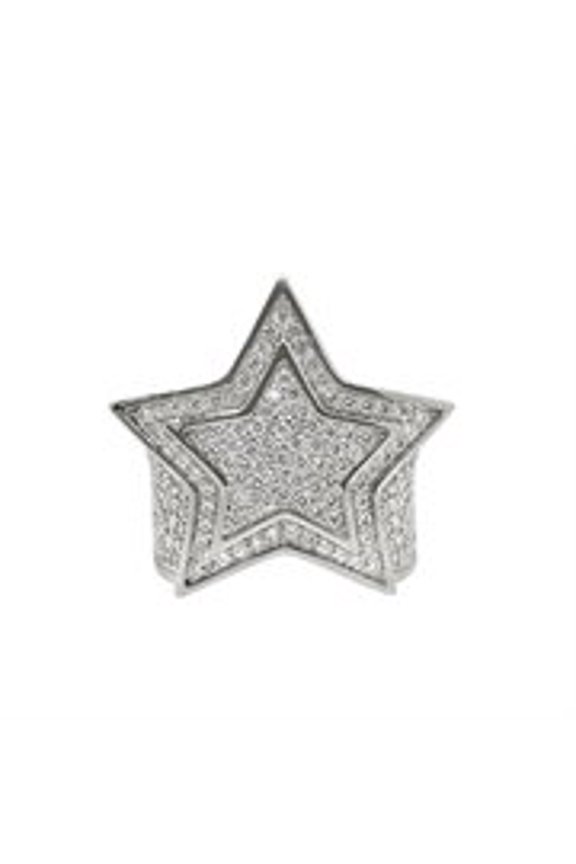 Super Star Rhodium CZ Bling Bling Ring (8)