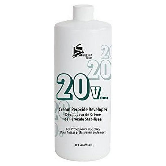Super Star Stabilized Cream Peroxide Developer 20 Volume, 8 oz, 3 Pack