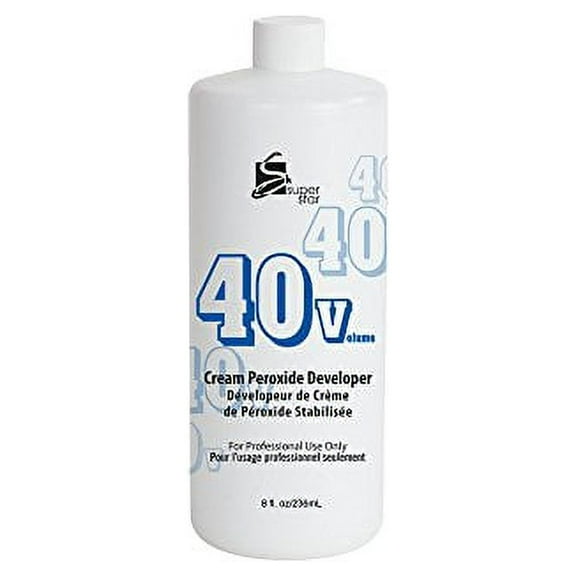 Super Star Stabilized Cream Peroxide Developer 40 Volume, 8 oz