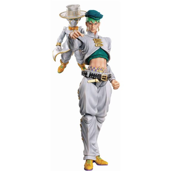 Super Statue Movable JoJo's Bizarre Adventure Part 4" "Kishibe & Heavens Door Approx. 5.9 inches (150 mm), PVC & ABS & Nylon Painted Action Figure (ME21754)