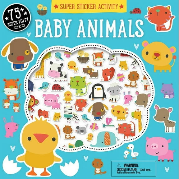 Super Sticker Activity: Super Sticker Activity: Baby Animals (Paperback)
